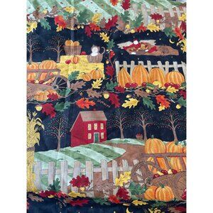Pumpkin Ridge Border Print Fall Cotton Fabric 1 yd Deb Strain Moda